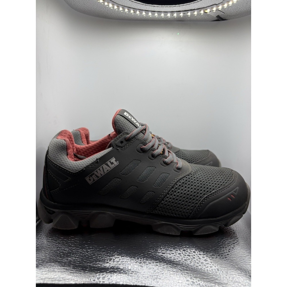 DEWALT Prism Low Aluminium Safety Toe Black Work Shoes Womens Size 8.5